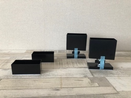 ラブリコ2×4 マットブラック2個セット、パケ説明書なし　棚DIY突っ張り棒