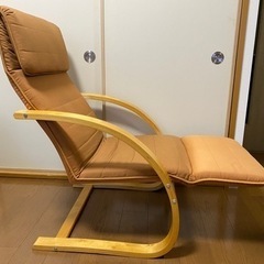 ［お値下げしました！ ］1人掛けソファ　チェア　フットレストの画像