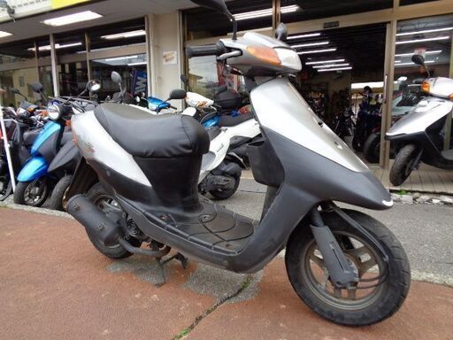 NO.4282　レッツ２　２サイクルエンジン　シルバー　☆彡