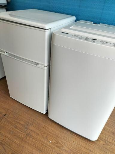 新生活応援家電セット！！No７７ユーイング　UR-D90H  2ドア冷凍冷蔵庫 88L　2015年製・ヤマダ電気　YWM-T45H1 全自動洗濯機 4.5K 2020年製 2点セット！！