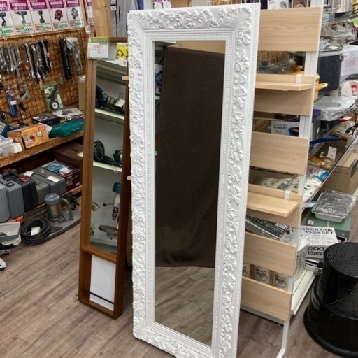 フランフラン グランツ スタンドミラー ロココ調 姫家具 姿見 鏡 全身鏡