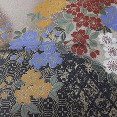 綿半襟多種色桜　リメイク作りにも　新品