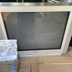 シャープ　ブラウン管テレビあげます