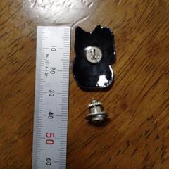 猫の七宝焼ピンブローチ<未使用>の画像