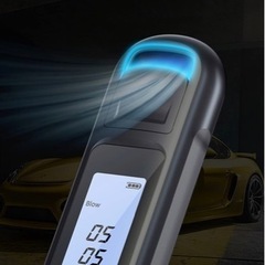 【新品未使用】 アルコールチェッカー アルコール検知器 非接触型 吹きかけ式 業務用 アルコールテスター USB充電 高精度 ブレスチェッカー LEDディスプレイ 小型で携帯便利 飲酒運転防止の画像