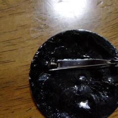 向日葵の七宝焼ブローチ<未使用>の画像