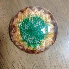 向日葵の七宝焼ブローチ<未使用>の画像