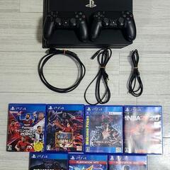 SONY PlayStation4 pro+ソフト７本  動作確...
