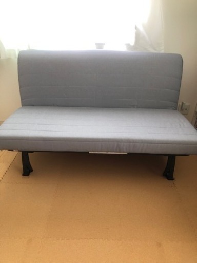 多数お話し中…大幅値下げ【IKEA】リクセーレ　2人掛け折りたたみソファーベッド5万円→3500円