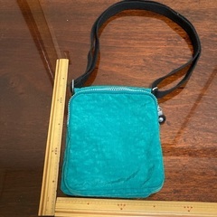 中古キプリングミニショルダー(緑)の画像