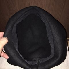 ストローハット　黒　メンズ　レディースの画像