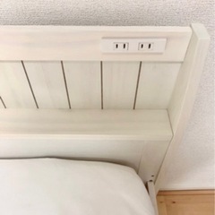 【美品】シングルベッド（マットレス付き）の画像