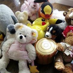 ぬいぐるみ各種 一括18点 中古 スタイフ ピカチュウもありの画像