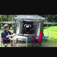 【新品未使用】車 連結 テントの画像