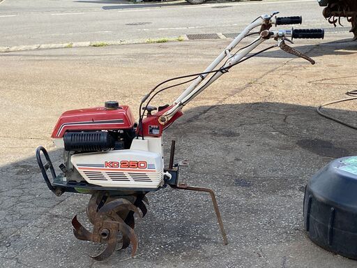 現物確認歓迎 初期不良対応 アフターケアも安心 お安くどうぞ　 整備済　イセキ 2.5馬力 バック付 耕運機 KC250 前/後進1速