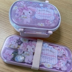 お弁当箱セット　ボンボンリボンちゃんの画像