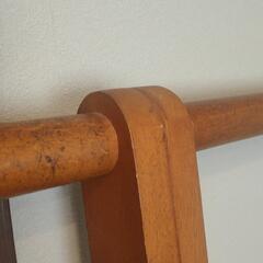 木製折りたたみ式コートハンガーの画像