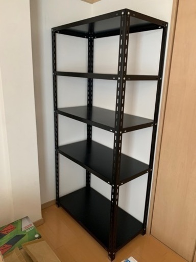 スチールラック　棚(黒)