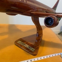 【非売品】B787 模型/ボーイング787 木製模型/航空機模型の画像