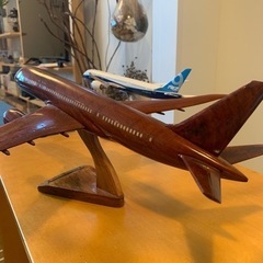 【非売品】B787 模型/ボーイング787 木製模型/航空機模型の画像