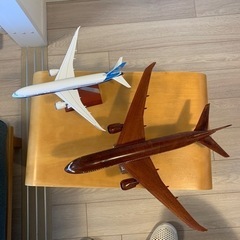 【非売品】B787 模型/ボーイング787 木製模型/航空機模型の画像