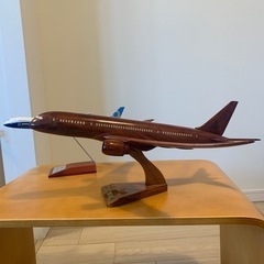 【非売品】B787 模型/ボーイング787 木製模型/航空機模型の画像