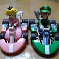 マリオカート　フィギュア プルバックカー４種　お譲りします。の画像