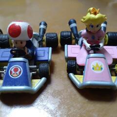 マリオカート　フィギュア プルバックカー４種　お譲りします。の画像