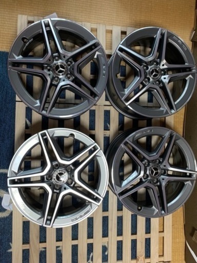 美品　納車外し　ほぼ未使用・ほぼ未走行　メルセデスベンツ　AMG アルミホイール　W176 18インチ　7.5J 4本