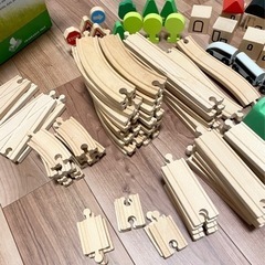 IKEA リラブー 木製レール大量セットの画像