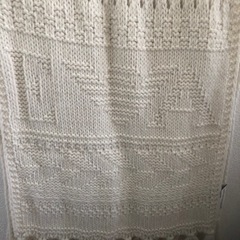 SALE エンポリオアルマーニ　アランニットのロングマフラーの画像