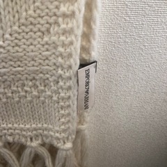 SALE エンポリオアルマーニ　アランニットのロングマフラーの画像