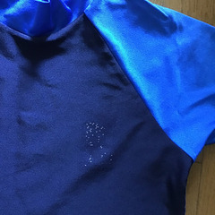 スクール水着（男の子）と半袖ラッシュガードの画像