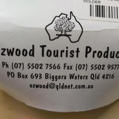木製ワイン&ワイングラスホルダー 未使用品Great Aussie wine glass holderの画像