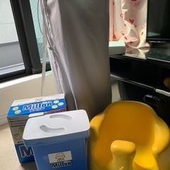 赤ちゃんに嬉しいセット☆美品ベビーサークル、バンボ、ミルトン