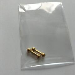 【新品未使用】ストレートバーベルピアス