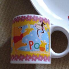 プーさん　マグカップ＆プレートの画像