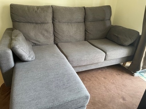 カウチソファー　グレー　5月末まで‼️
