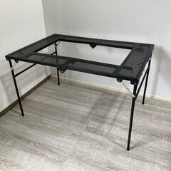 【成約済】尾上製作所 バーベキューテーブル 焚火テーブル 高さ調節機能有 BBQテーブル キャンプ アウトドア A0BQ0122の画像