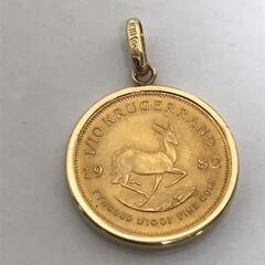 南アフリカ K22 クルーランド金貨1/10 oz ペンダントトップ