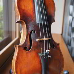 【選定分類：III-⑨オールド・ファクトリーメード・伊太利】Violin Attributed to Carlo Testore1695●国内修復・セッティング・調整未済●試奏可の画像