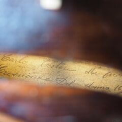 【選定分類：III-⑨オールド・ファクトリーメード・伊太利】Violin Attributed to Carlo Testore1695●国内修復・セッティング・調整未済●試奏可の画像
