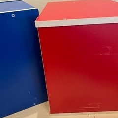 カラーボックス赤青セットの画像