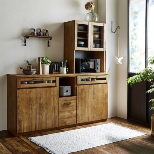 GM125☆＼今月限定！家具SALE！！／☆【近隣配達可能】キッチンボード　食器棚　東馬　ヴィンテージ調　幅70　リサイクルショップ ケイラック朝霞田島店 　ケイラック　埼玉県　朝霞市　田島　和光市　志木市　新座市　富士見市　ふじみ野市　三芳町　戸田市　蕨市　さいたま市(岩槻以外)　川越市　所沢市　上尾市　東京都　板橋区　練馬区　清瀬市