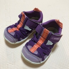 イフミー　水陸両用サンダル　紫色　14.0cm