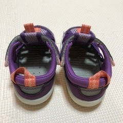 イフミー　水陸両用サンダル　紫色　14.0cmの画像