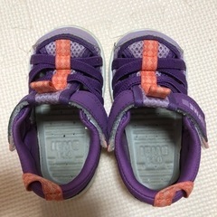 イフミー　水陸両用サンダル　紫色　14.0cmの画像