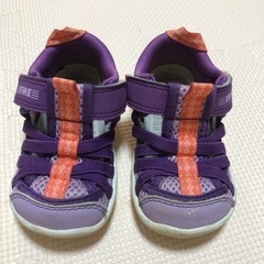 イフミー　水陸両用サンダル　紫色　14.0cmの画像