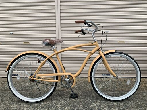 値下げ！　新品★未使用　ビーチクルーザー 　26インチ　ギアなし