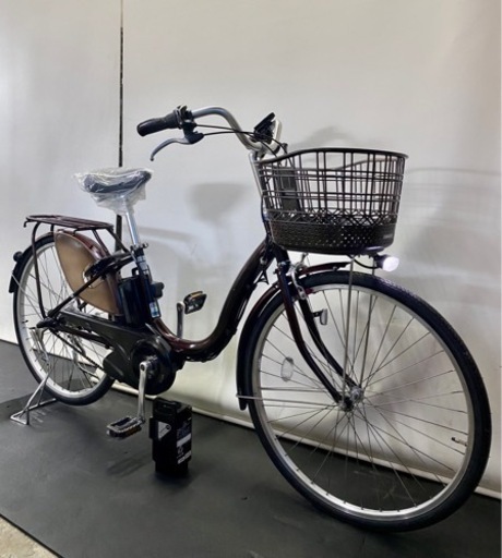 関東全域送料無料 保証付き バッテリー2本付き 電動自転車 ブリヂストン アシスタ 26インチ 6.6ah